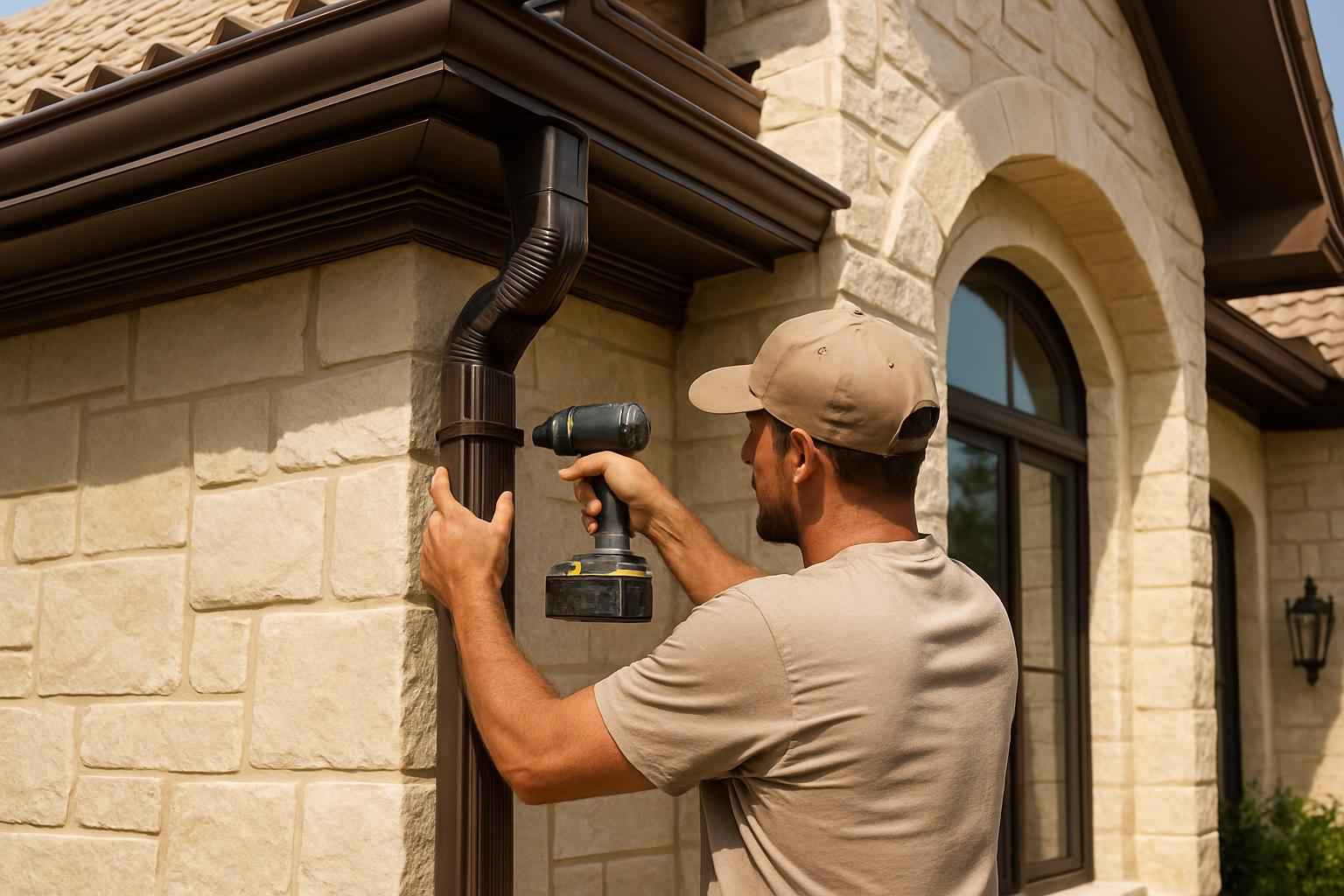 Downspout Installation Service in Boerne TX