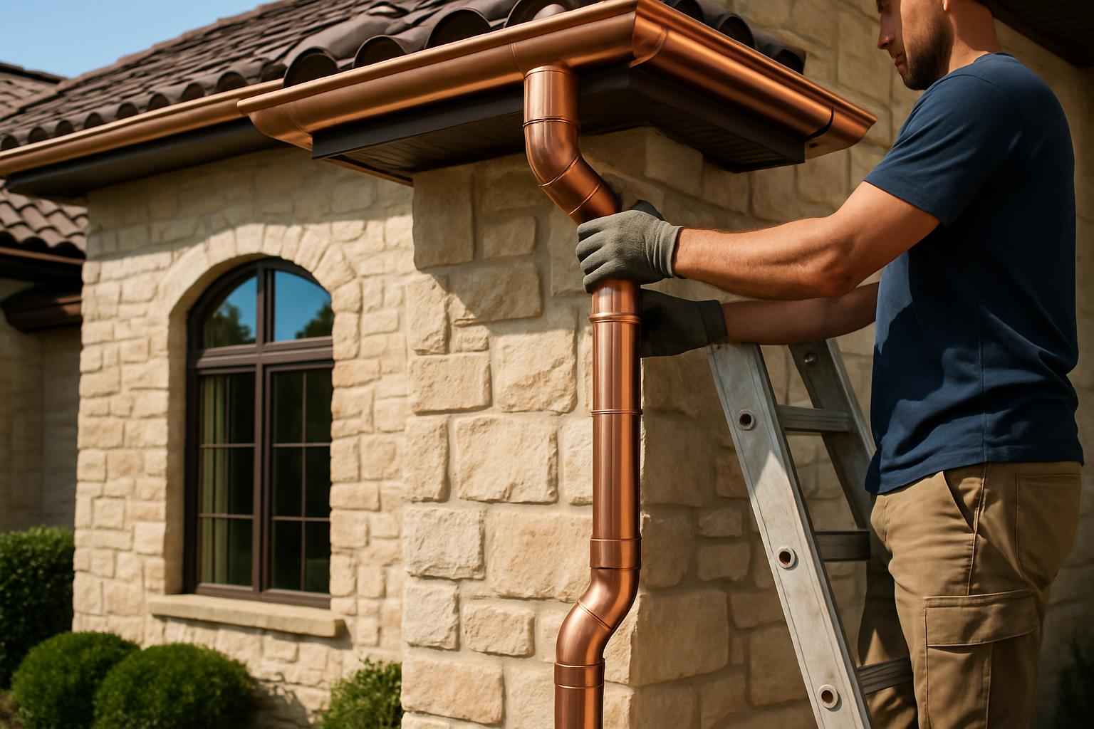 Downspout Installation Service in Kendalia TX