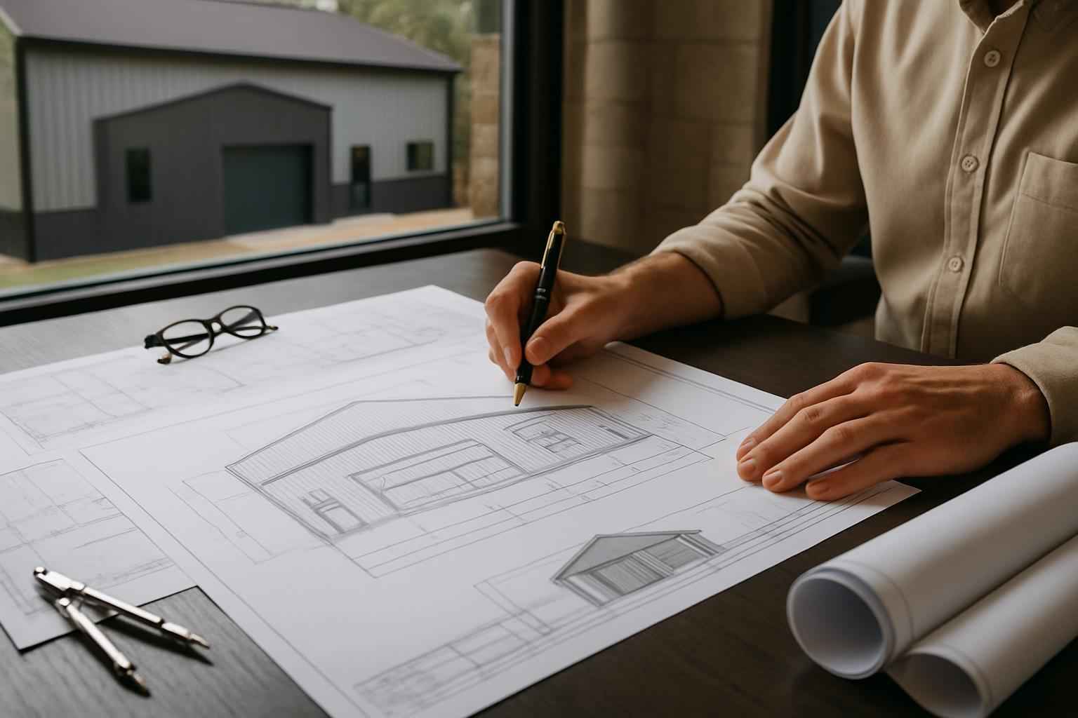 Engineered Metal Building Plans in Boerne TX