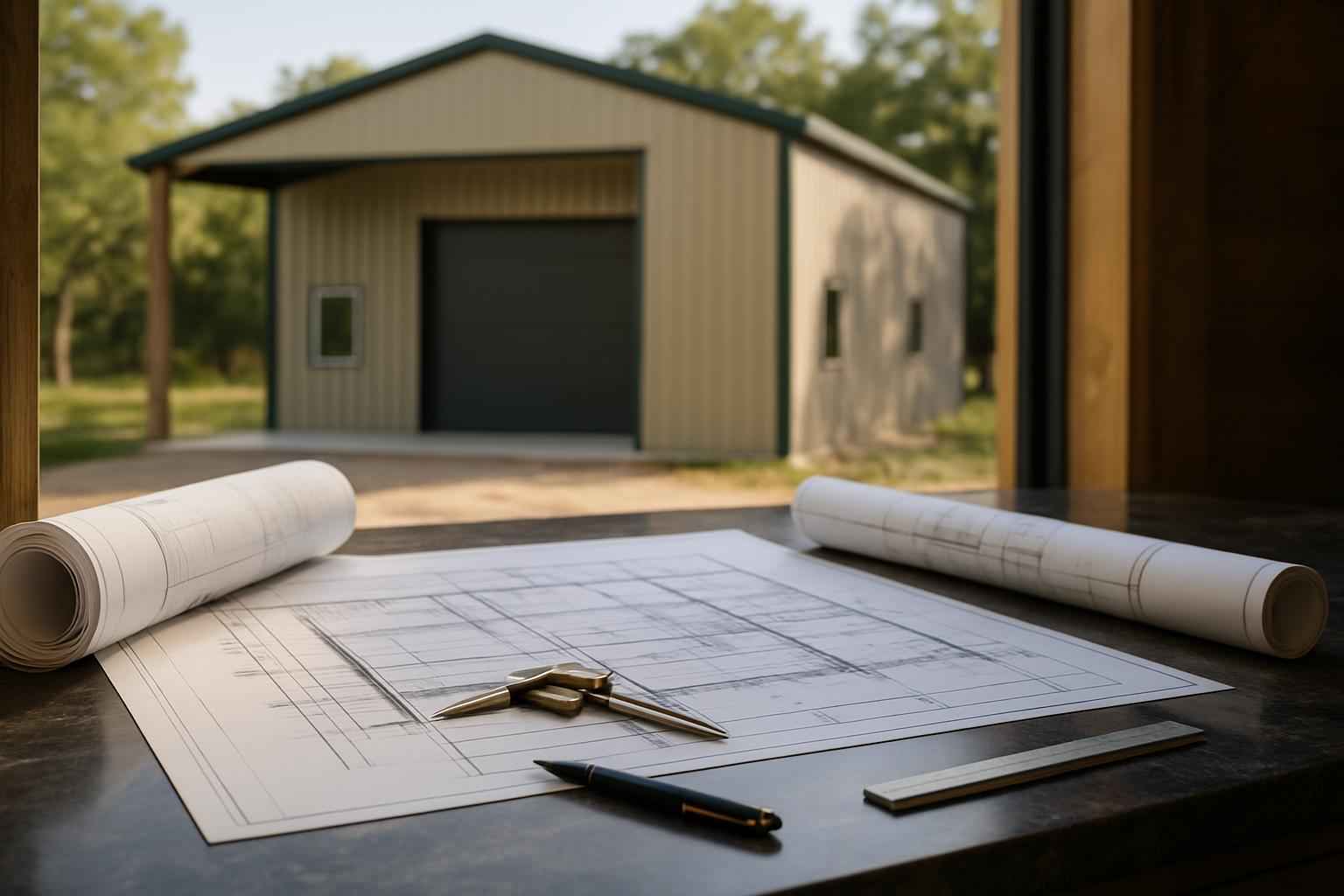 Engineered Metal Building Plans in Cypress Mill TX