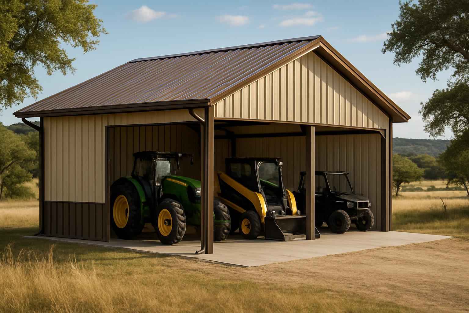 Equipment Barn Builder in Hunt TX