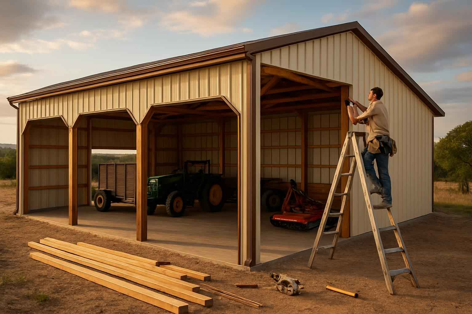 Equipment Barn Builder in Kendalia TX