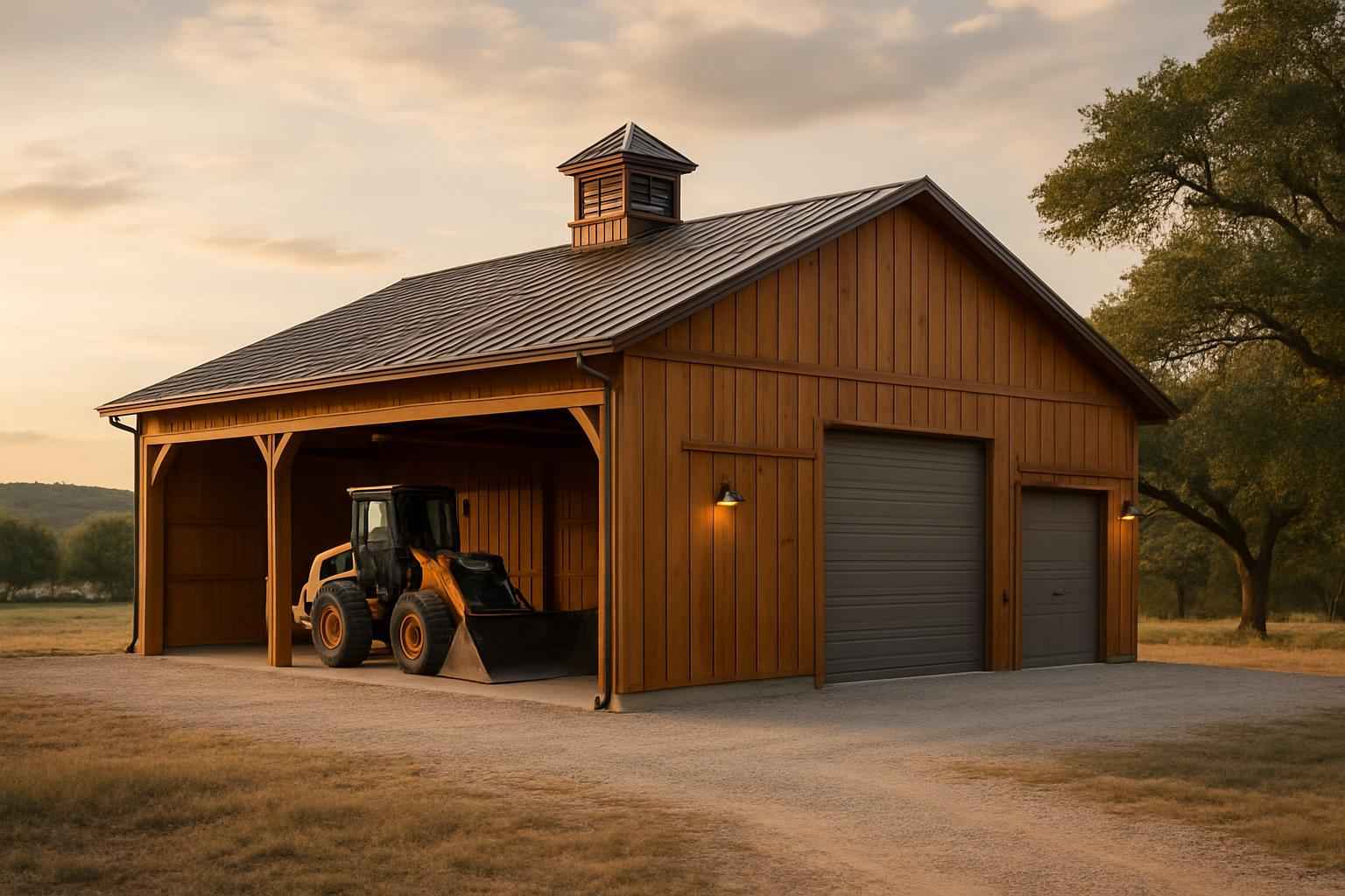 Equipment Barn Builder in Round Mountain TX