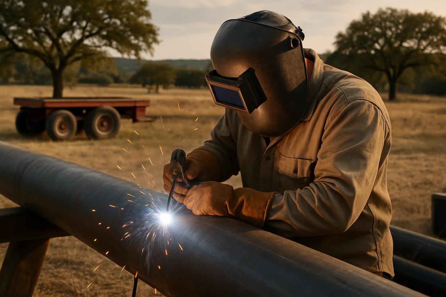 Field Welding Service in Kendalia TX