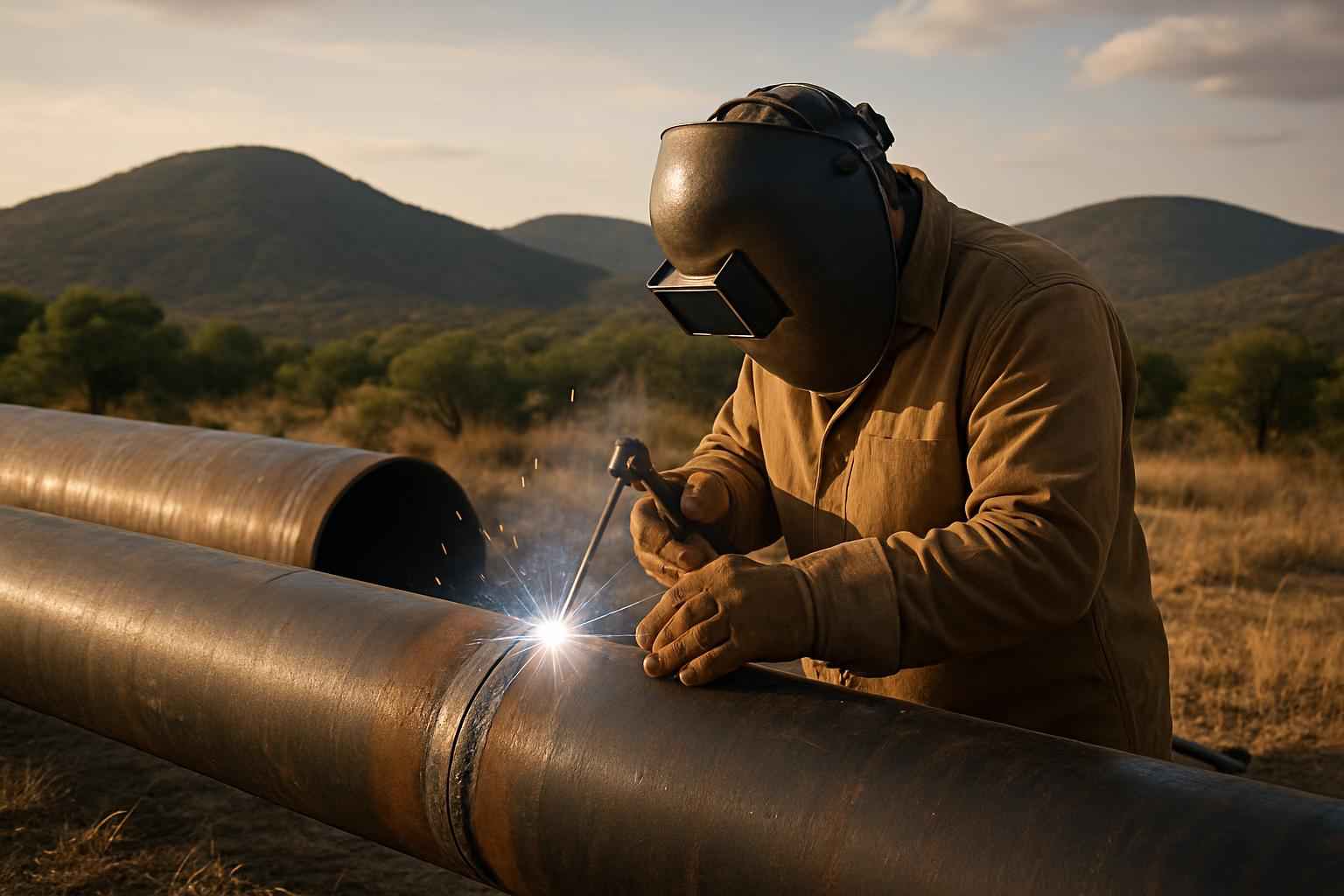 Field Welding Service in Round Mountain TX