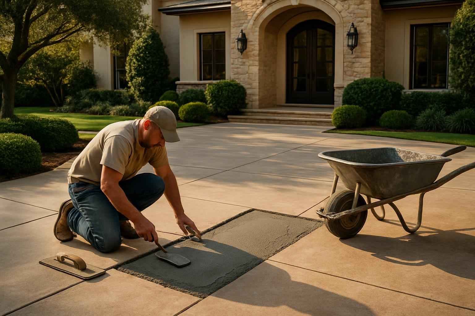 Flatwork Repair Service in Hunt TX