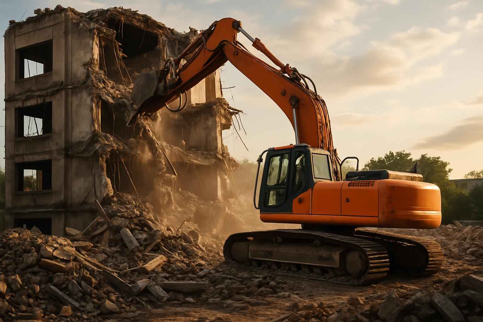 Full Building Demolition Service in Hunt TX