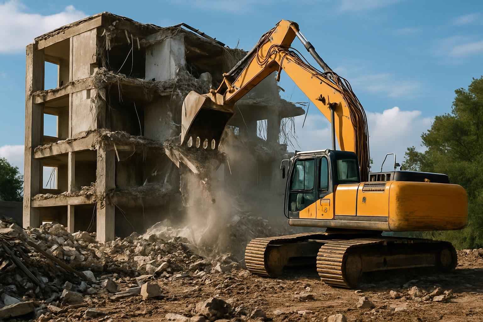 Full Building Demolition Service in Kendalia TX