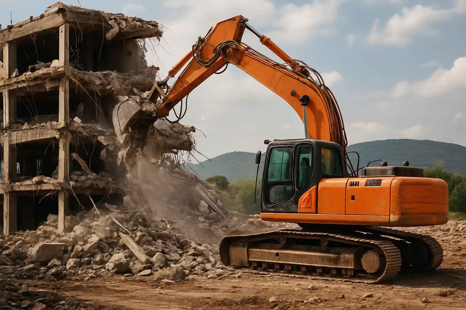 Full Building Demolition Service in Round Mountain TX