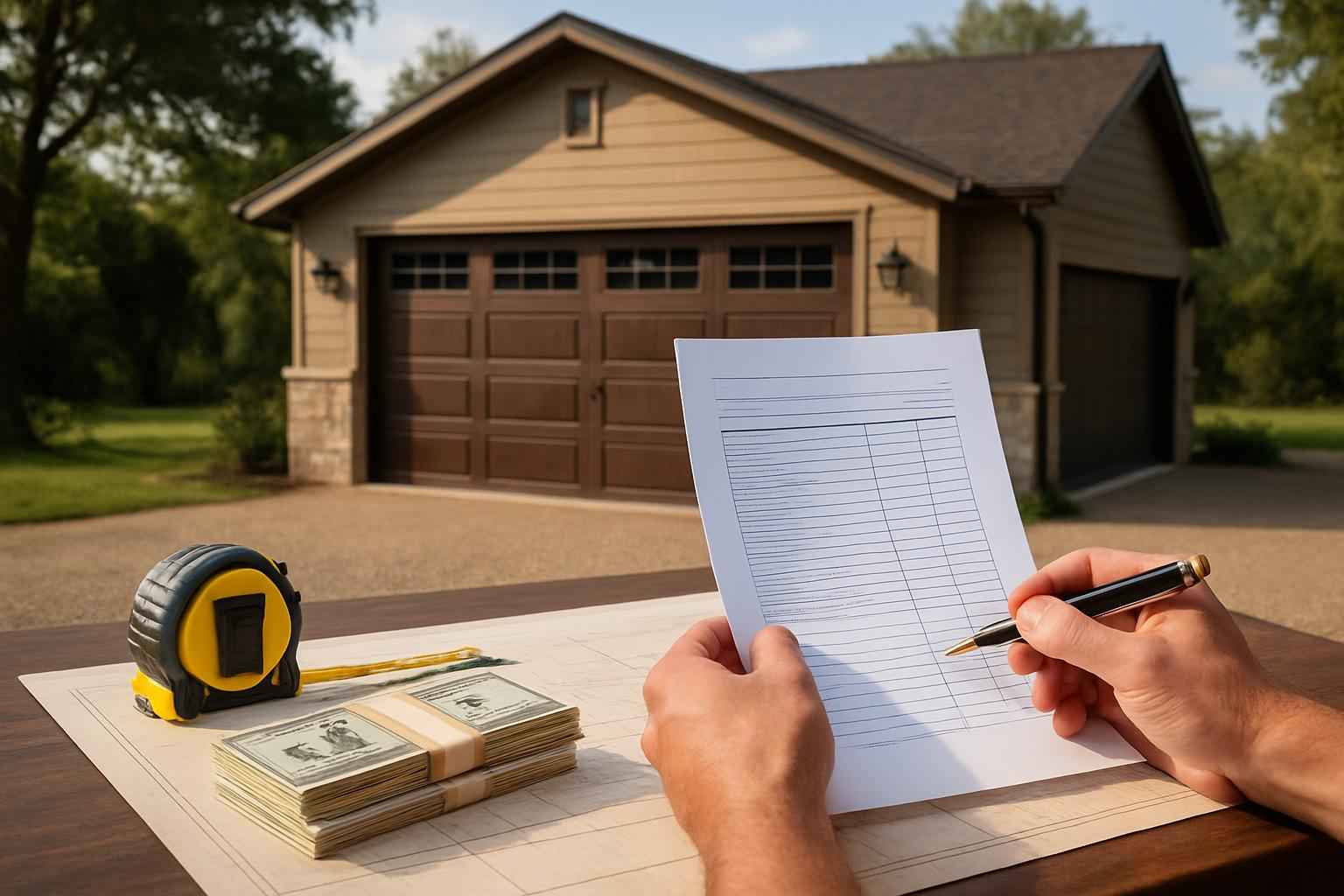 Garage Build Cost Estimate in Hunt TX