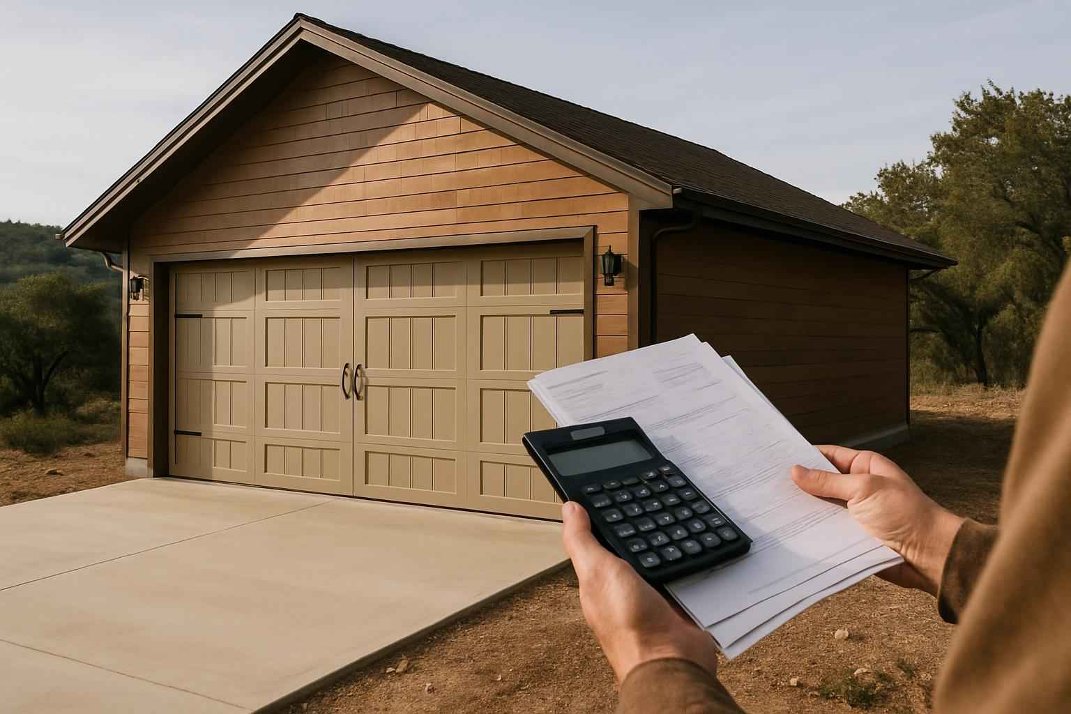 Garage Build Cost Estimate in Round Mountain TX