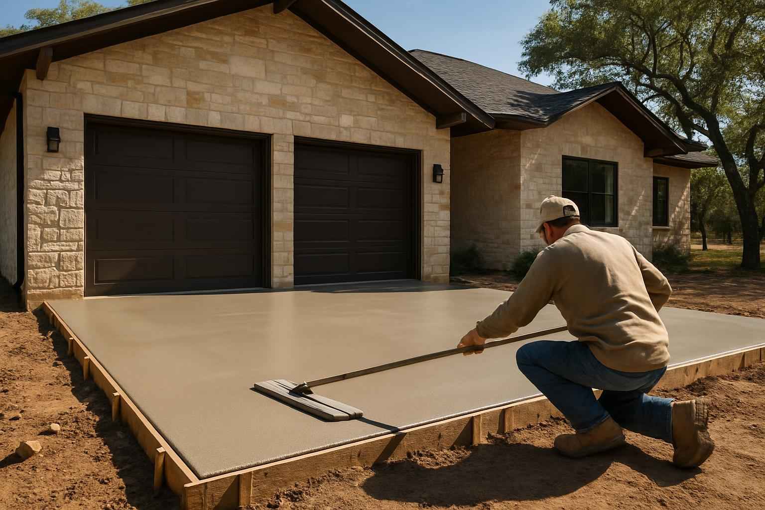 Garage Slab Installer in Granite Shoals TX