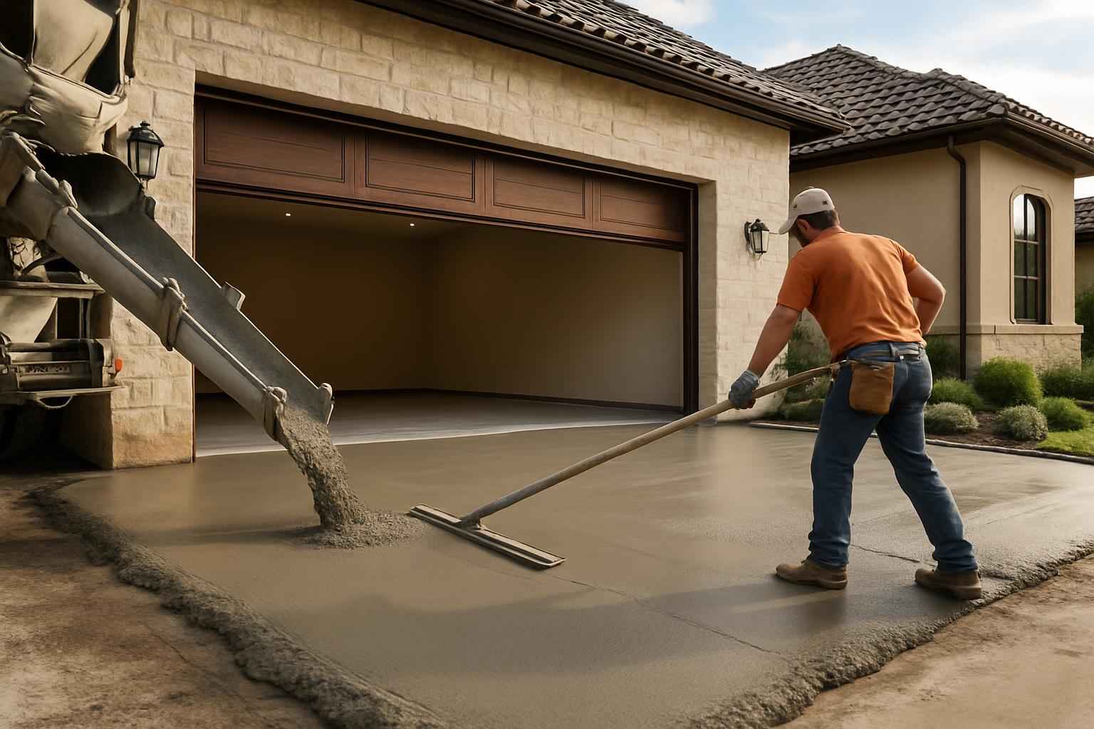 Garage Slab Installer in Hunt TX