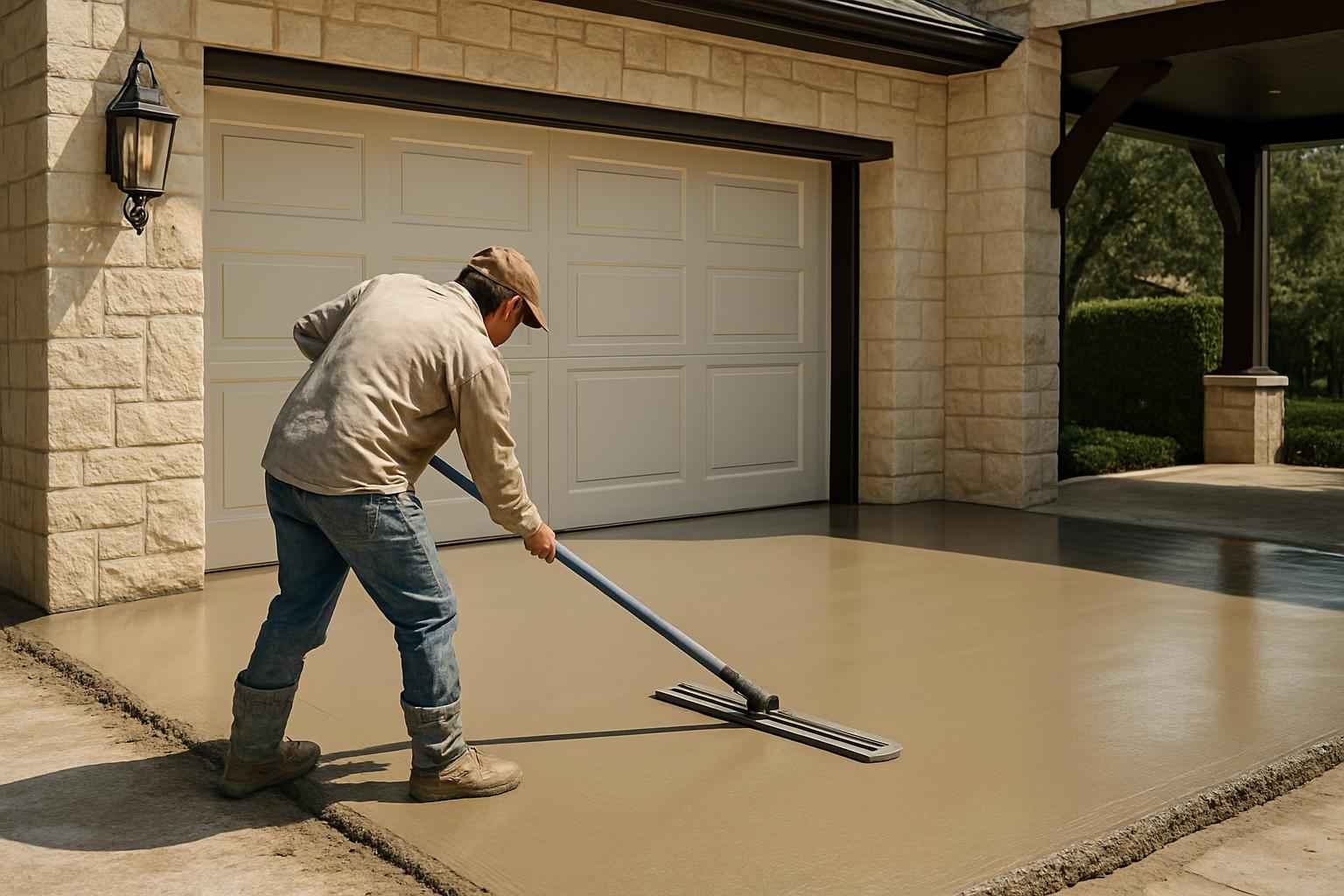 Garage Slab Installer in Kendalia TX