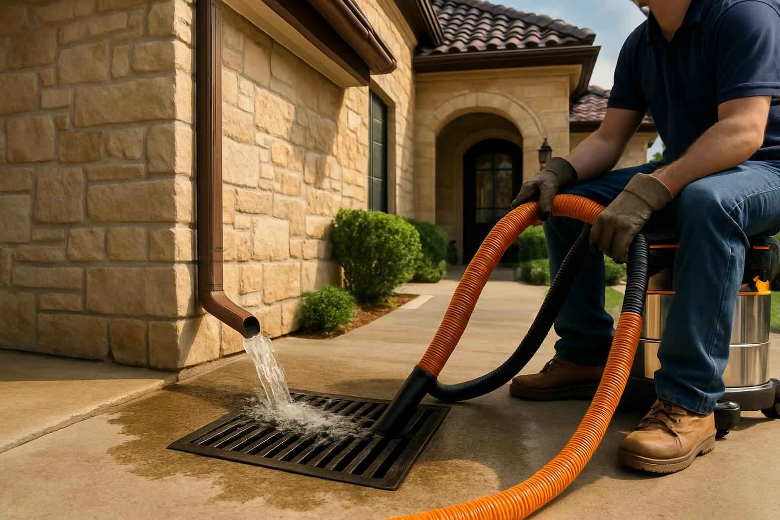 Gutter Outfall Drainage Service in Llano TX