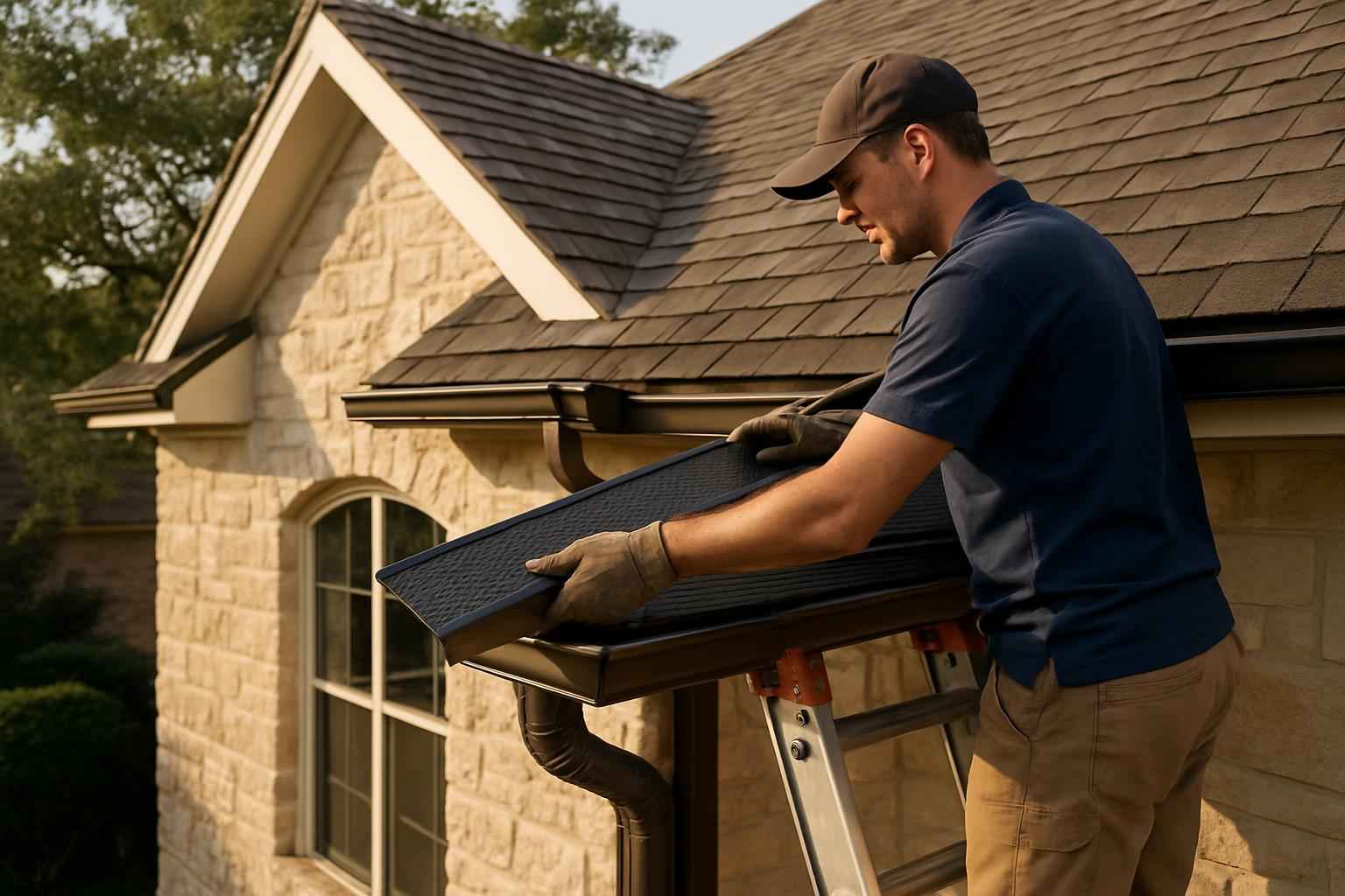 Gutter Screen Installation Service in Boerne TX