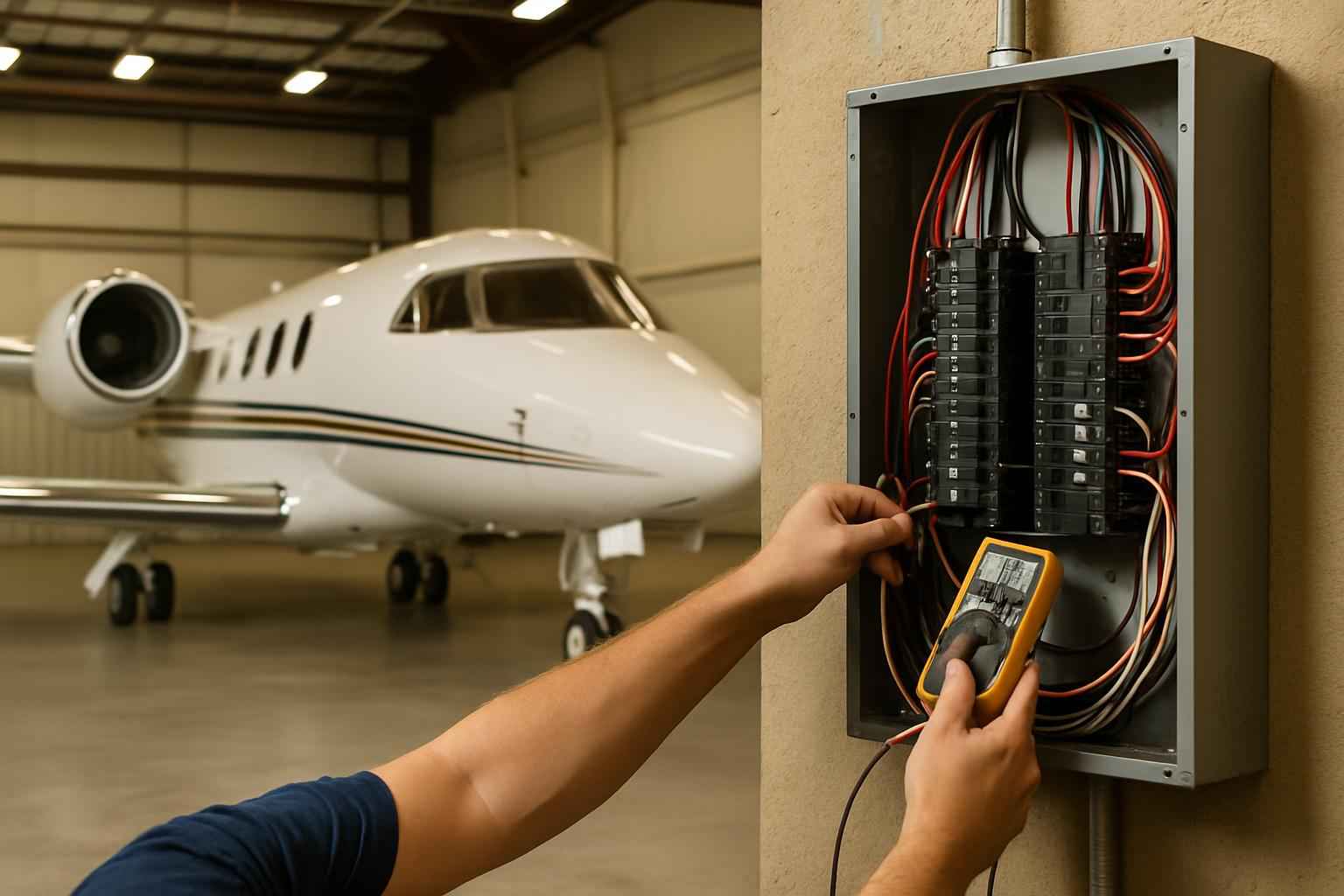 Hangar Electrical Service in Kendalia TX