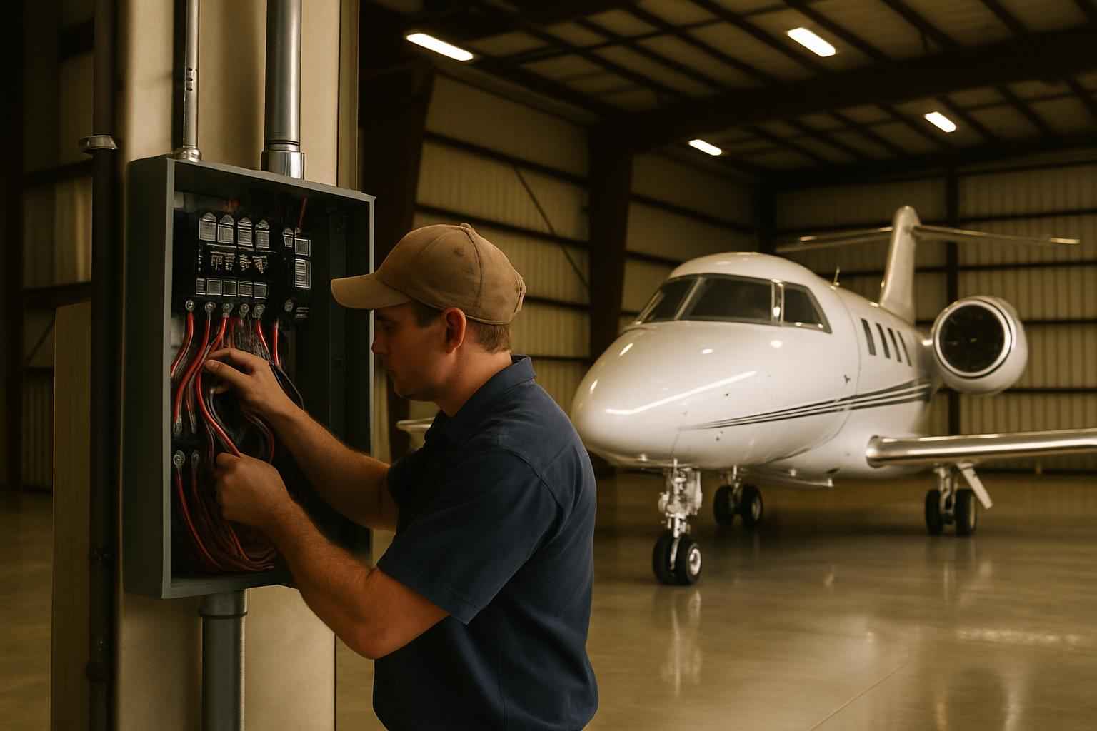 Hangar Electrical Service in Llano TX