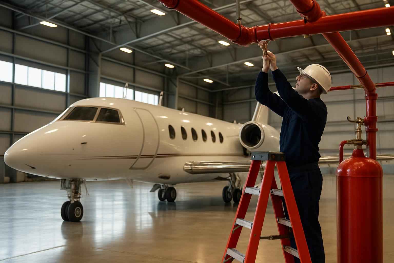 Hangar Fire Suppression Service in Hunt TX