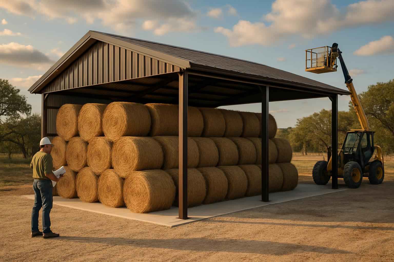 Hay Storage Building Contractor in Boerne TX