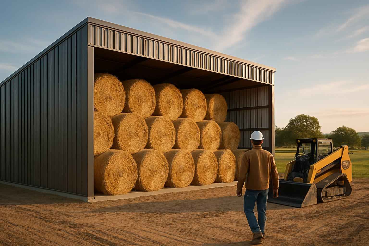 Hay Storage Building Contractor in Cypress Mill TX
