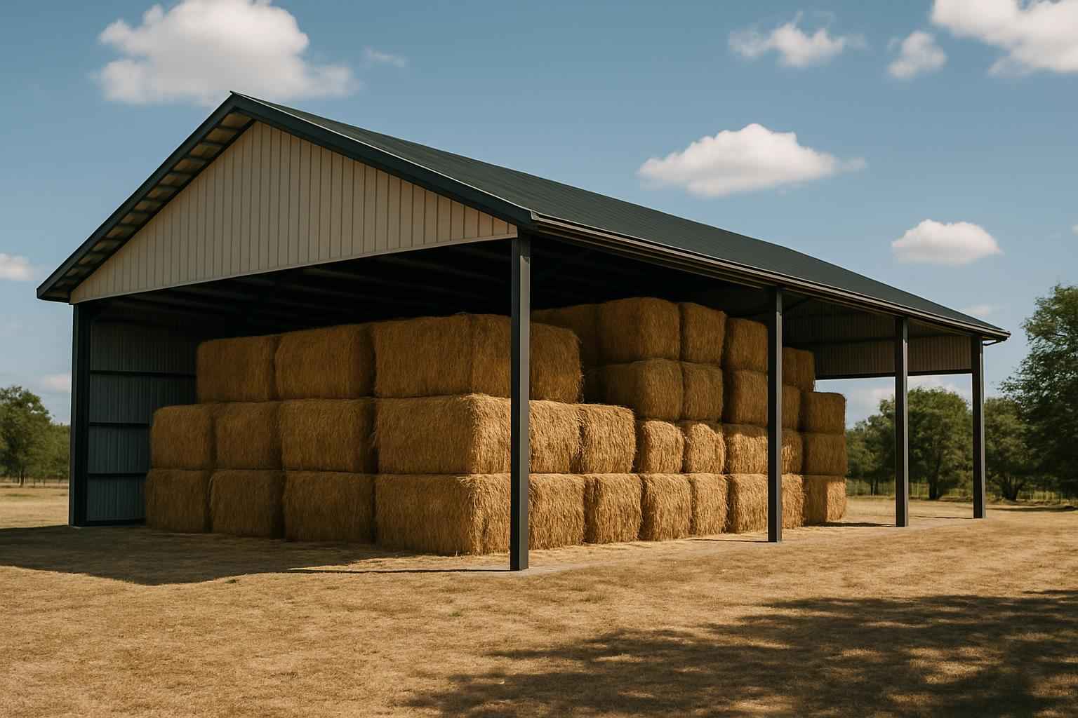 Hay Storage Building Contractor in Kendalia TX