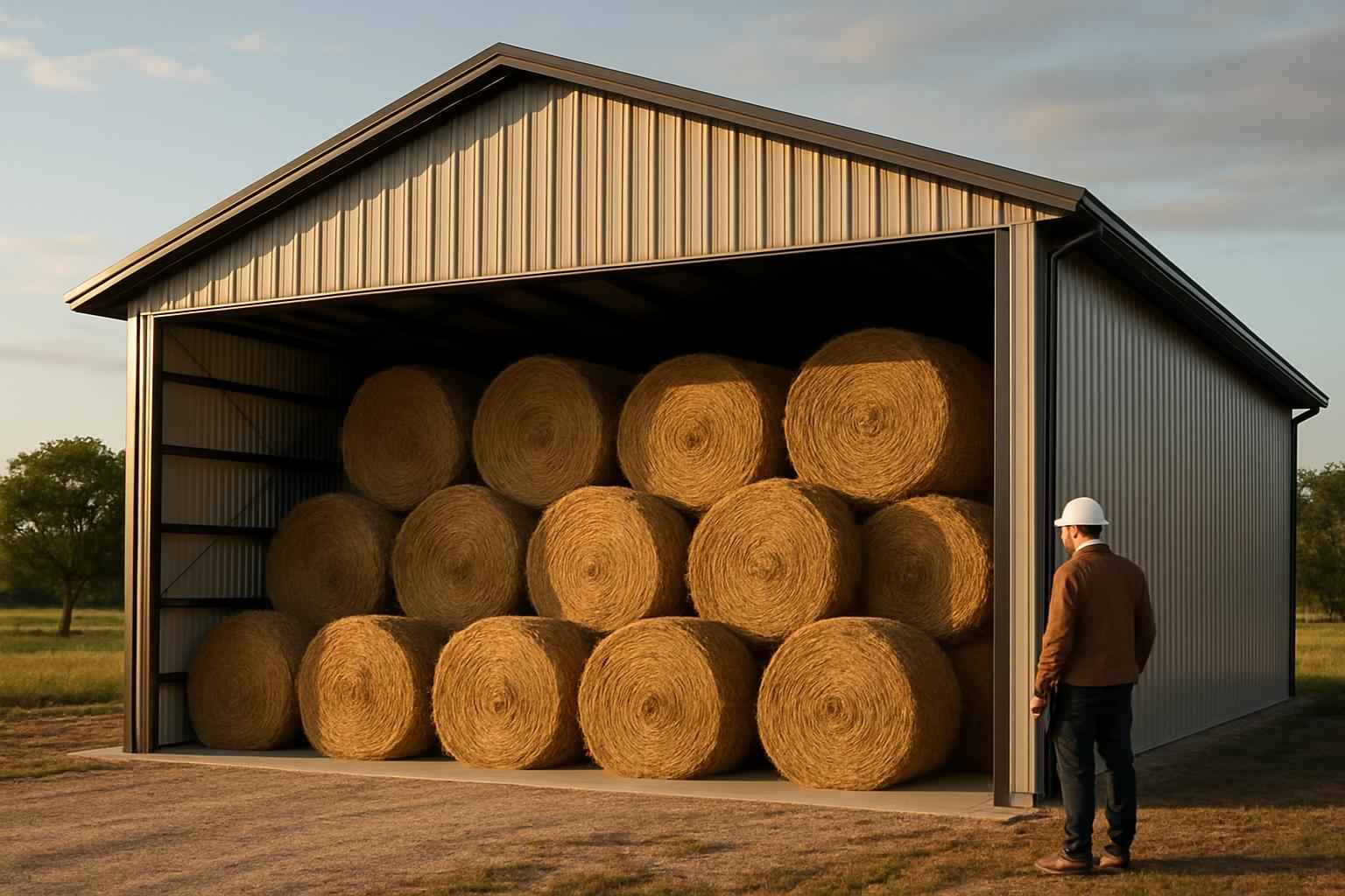 Hay Storage Building Contractor in Llano TX