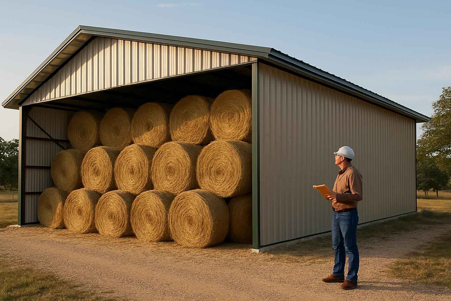 Hay Storage Building Contractor in Mountain Home TX