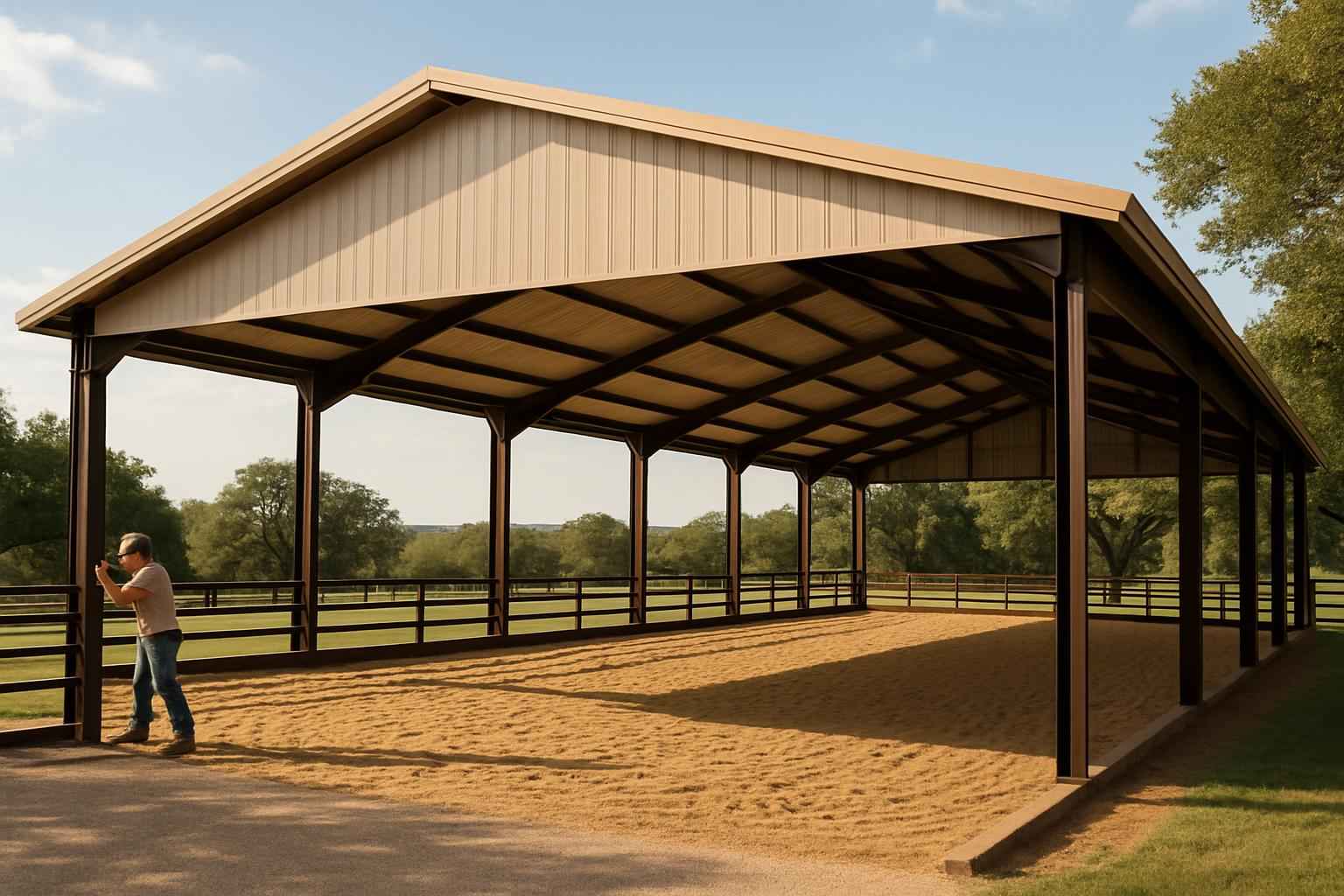 Horse Arena Cover Installer in Boerne TX