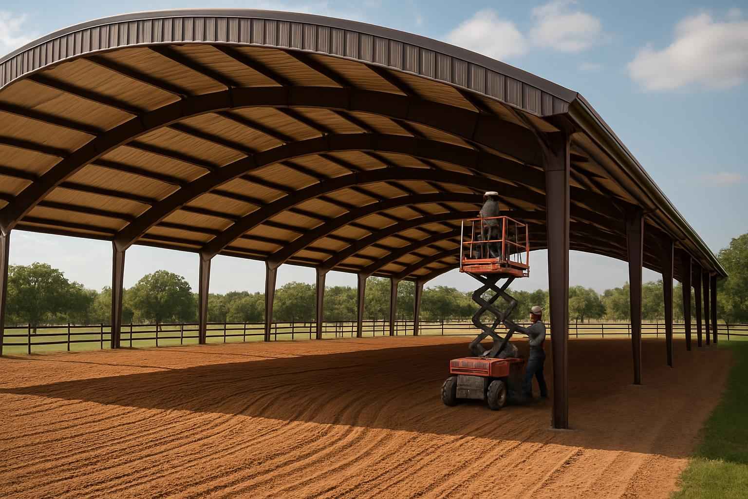 Horse Arena Cover Installer in Granite Shoals TX