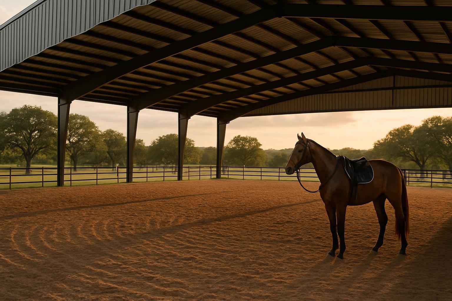 Horse Arena Cover Installer in Kendalia TX
