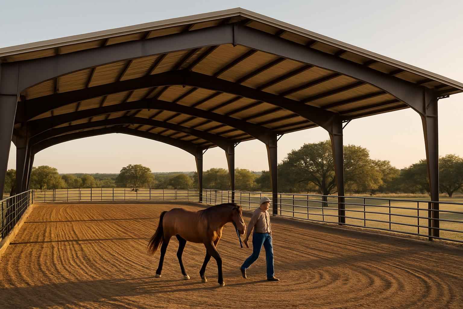 Horse Arena Cover Installer in Llano TX