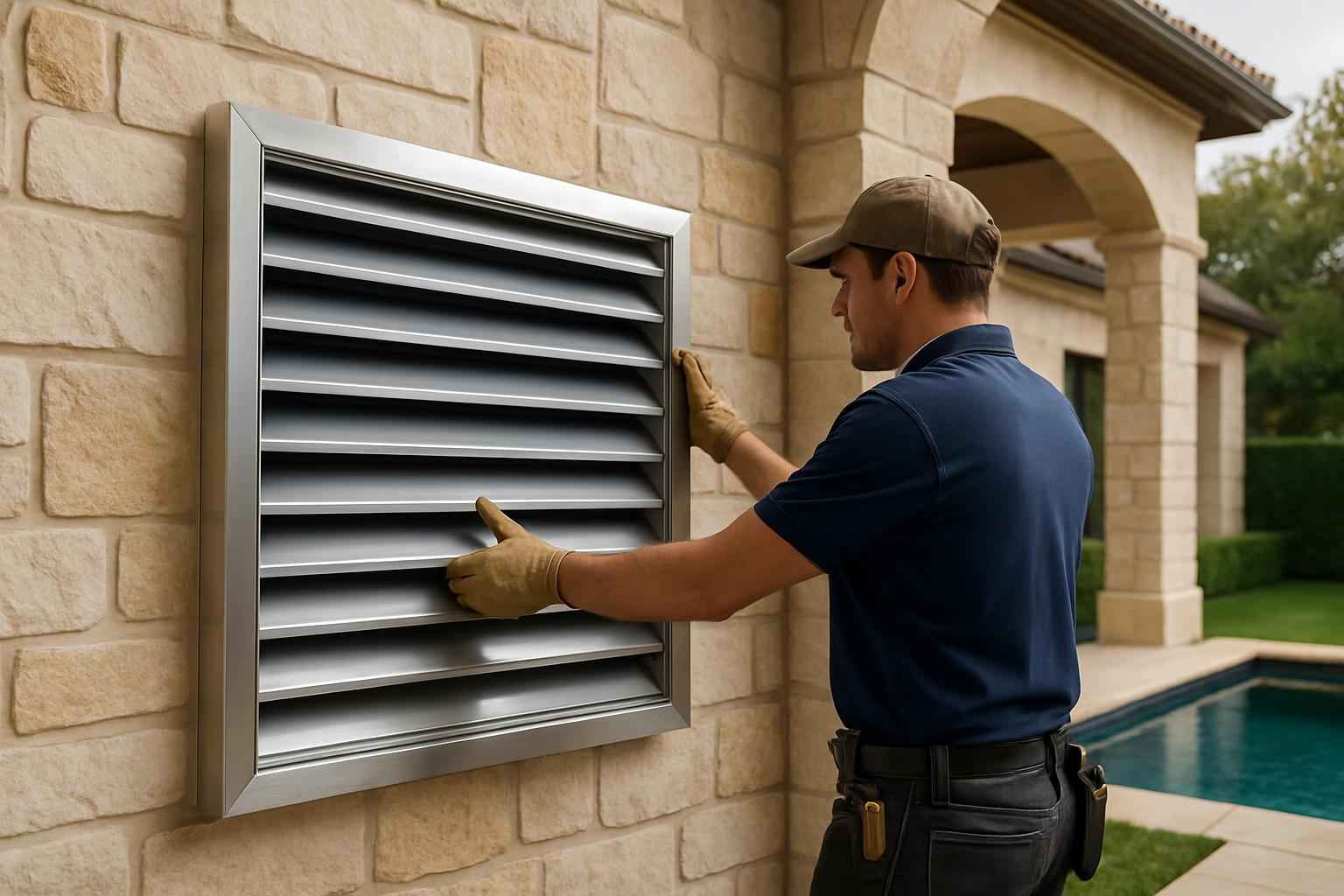 Intake Louver Installation Service in Cypress Mill TX