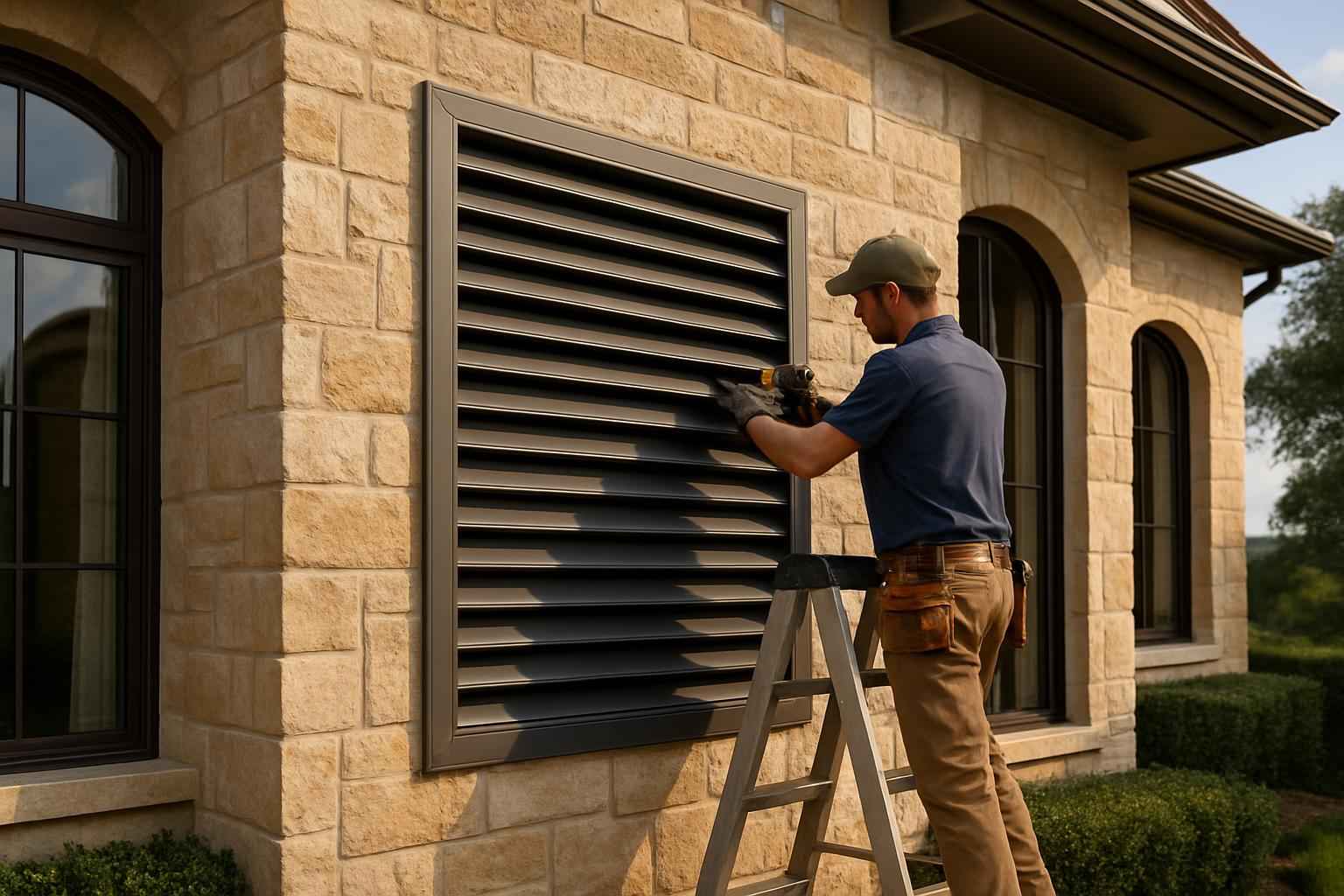 Intake Louver Installation Service in Kendalia TX