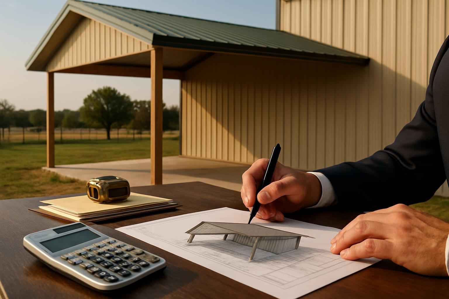 Lean To Cost Estimate in Kendalia TX