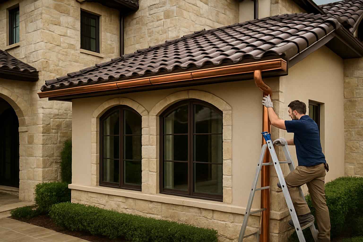 Lean To Gutter Installation in Boerne TX