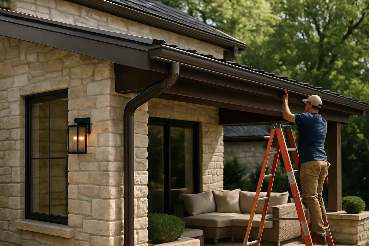 Lean To Gutter Installation in Granite Shoals TX