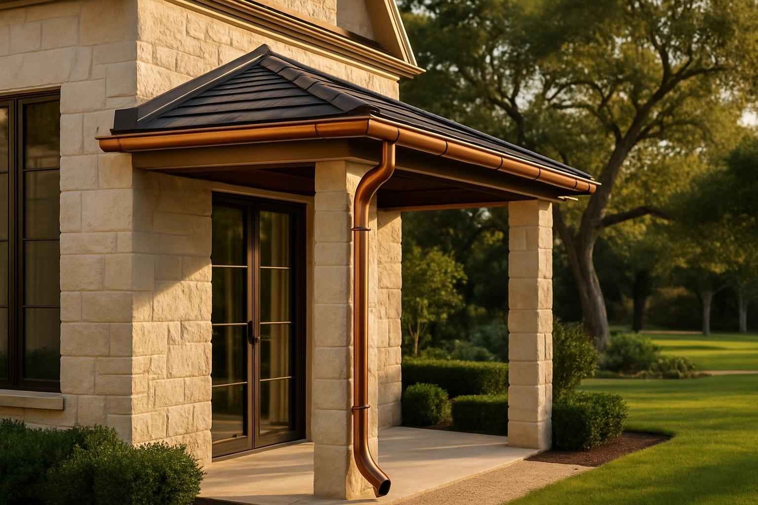 Lean To Gutter Installation in Kendalia TX