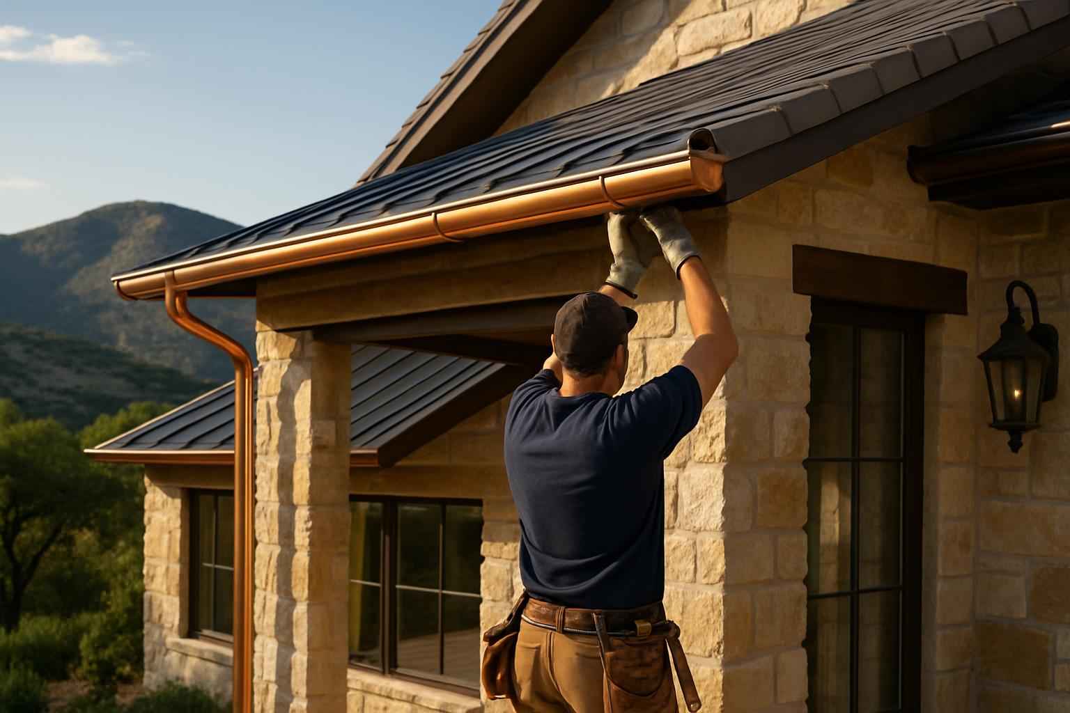 Lean To Gutter Installation in Mountain Home TX