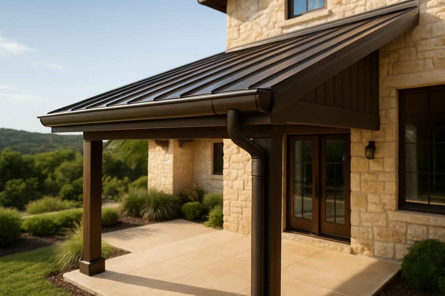 Lean To Gutter Installation in Round Mountain TX