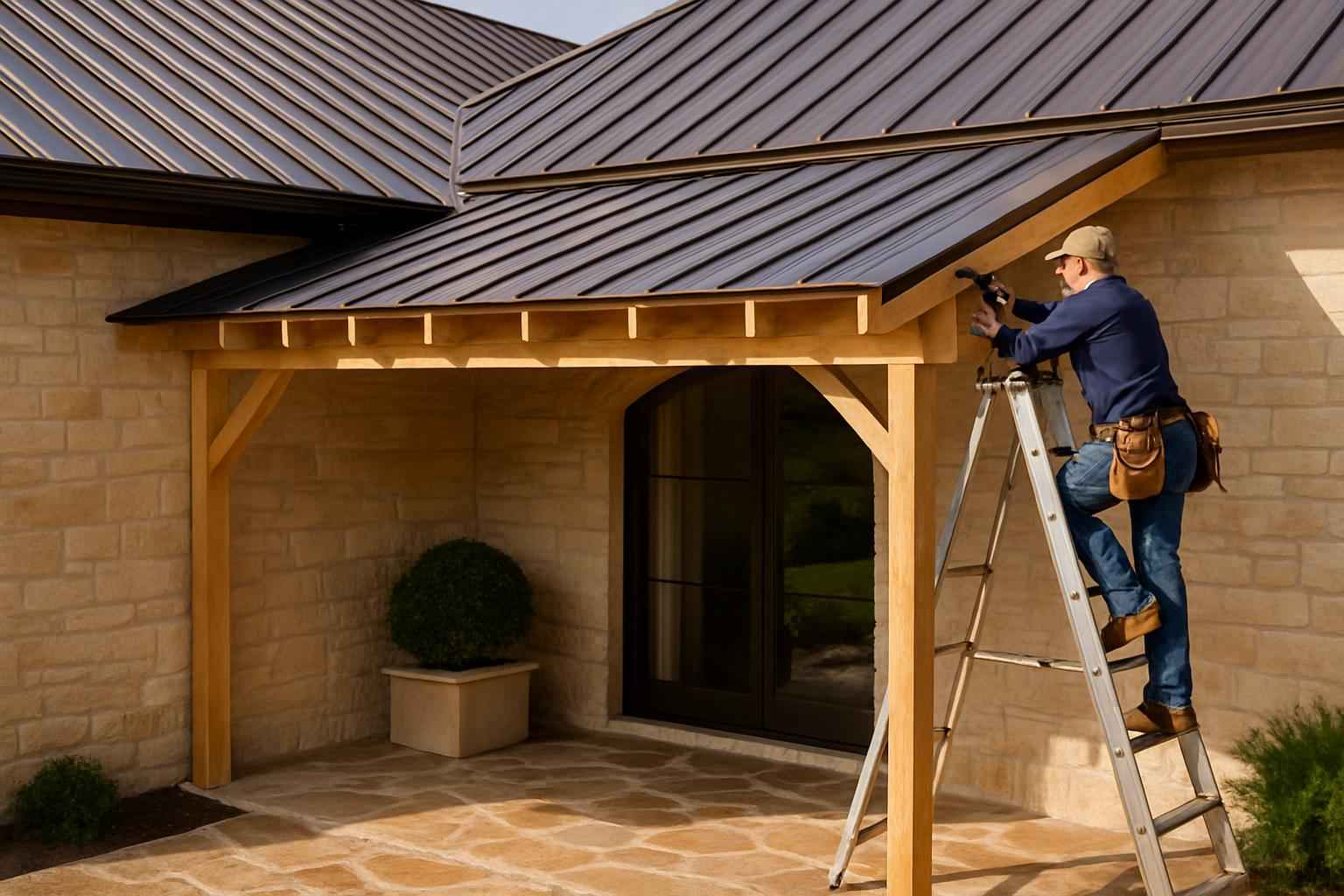 Lean To Roof Tie In Service in Hunt TX