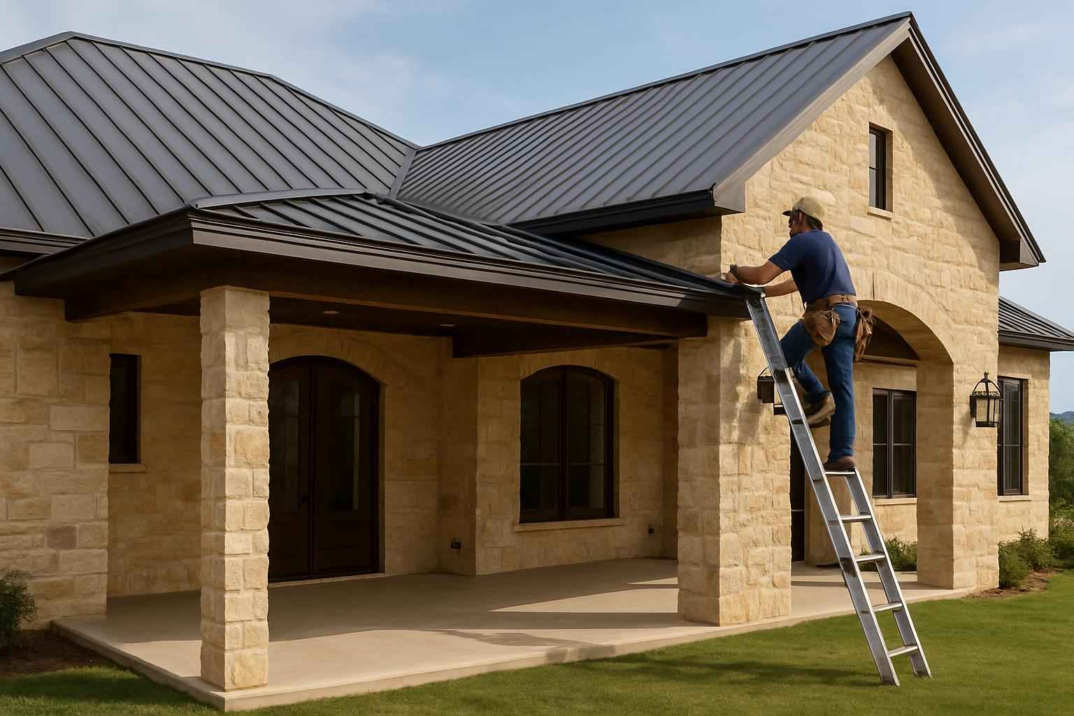 Lean To Roof Tie In Service in Llano TX