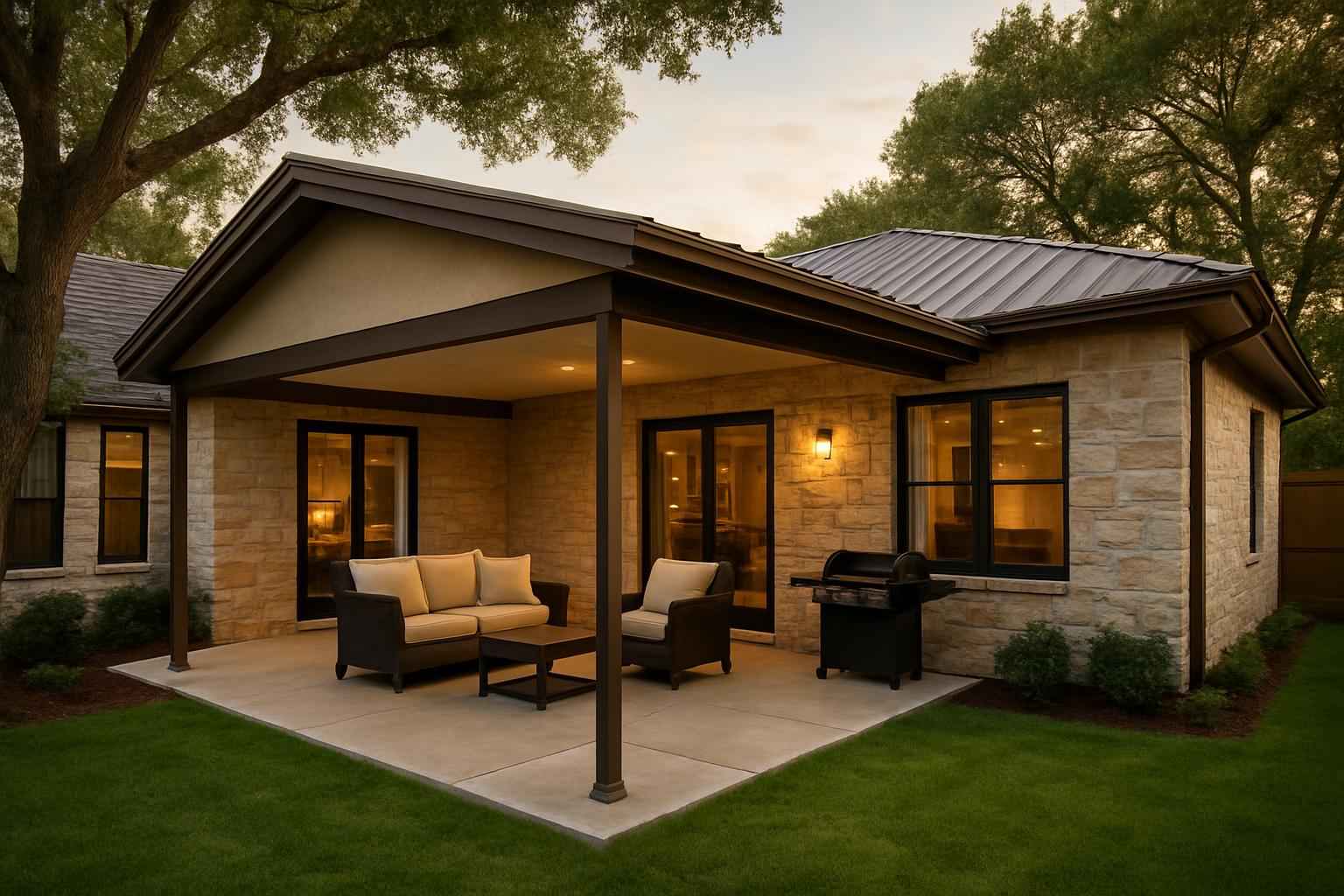 Lean To Slab Extension in Boerne TX