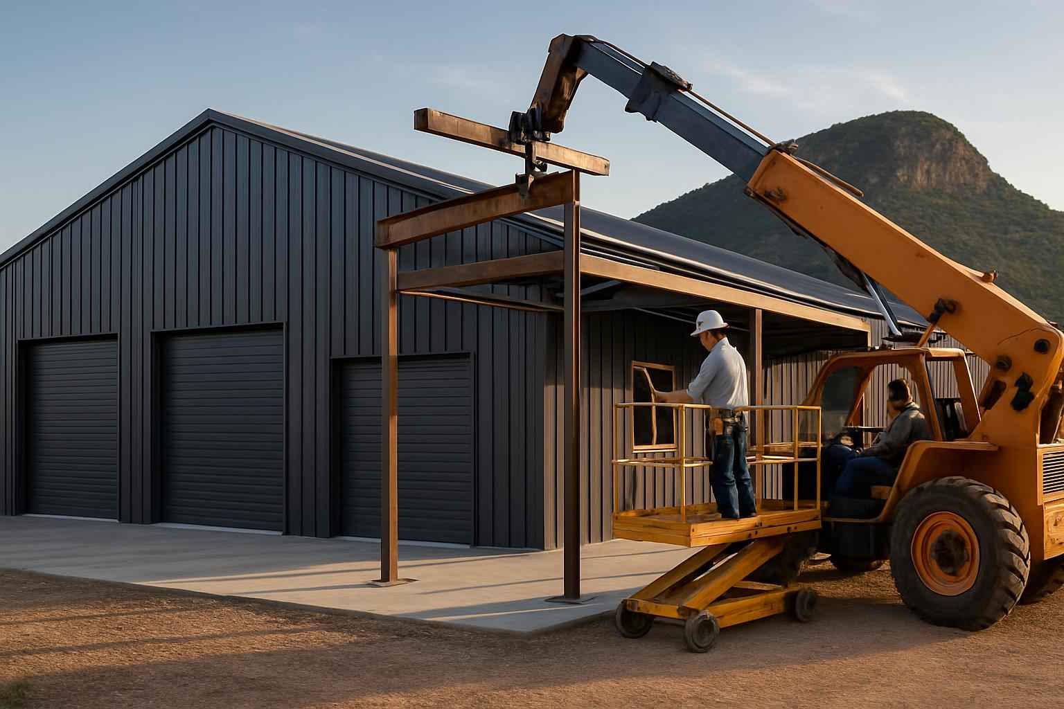 Metal Building Construction Company in Round Mountain TX