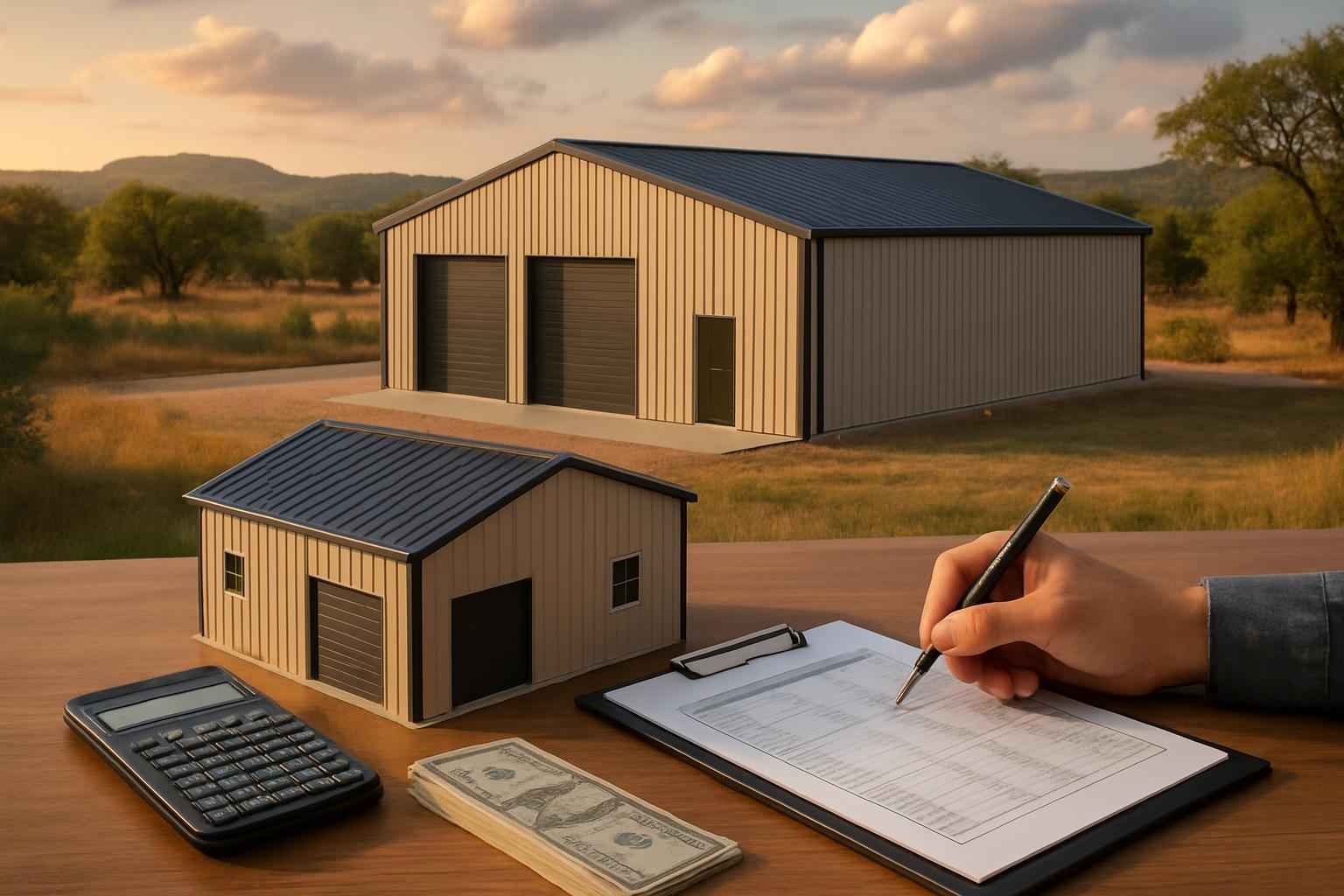 Metal Building Cost Estimate in Llano TX