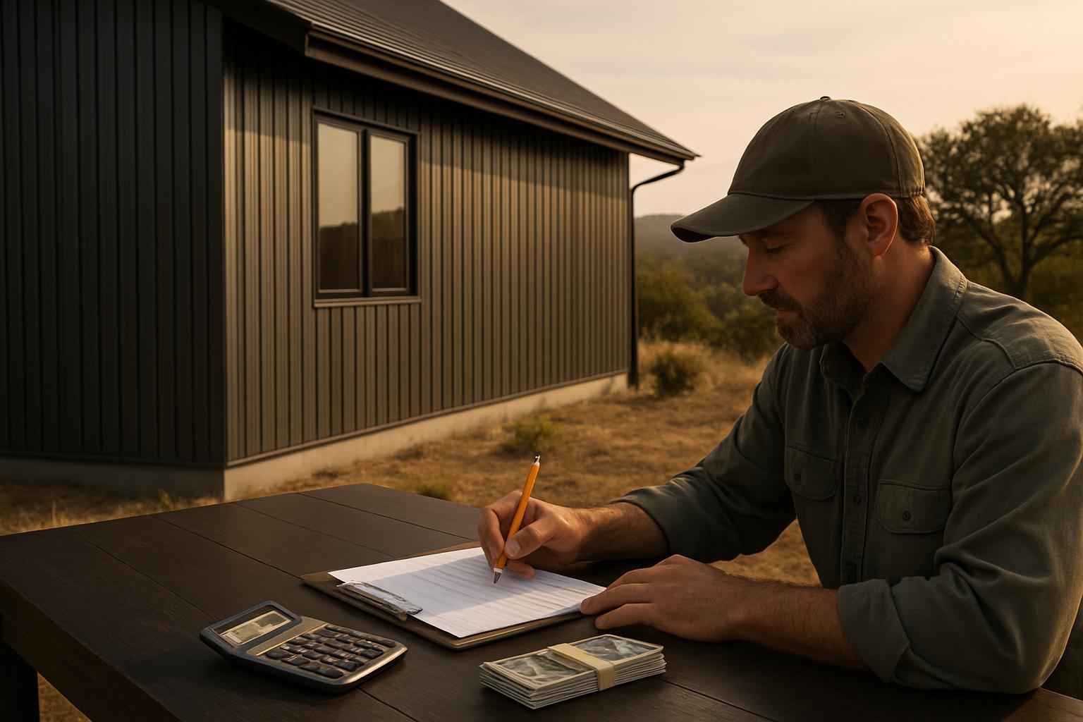 Metal Siding Cost Estimate in Round Mountain TX