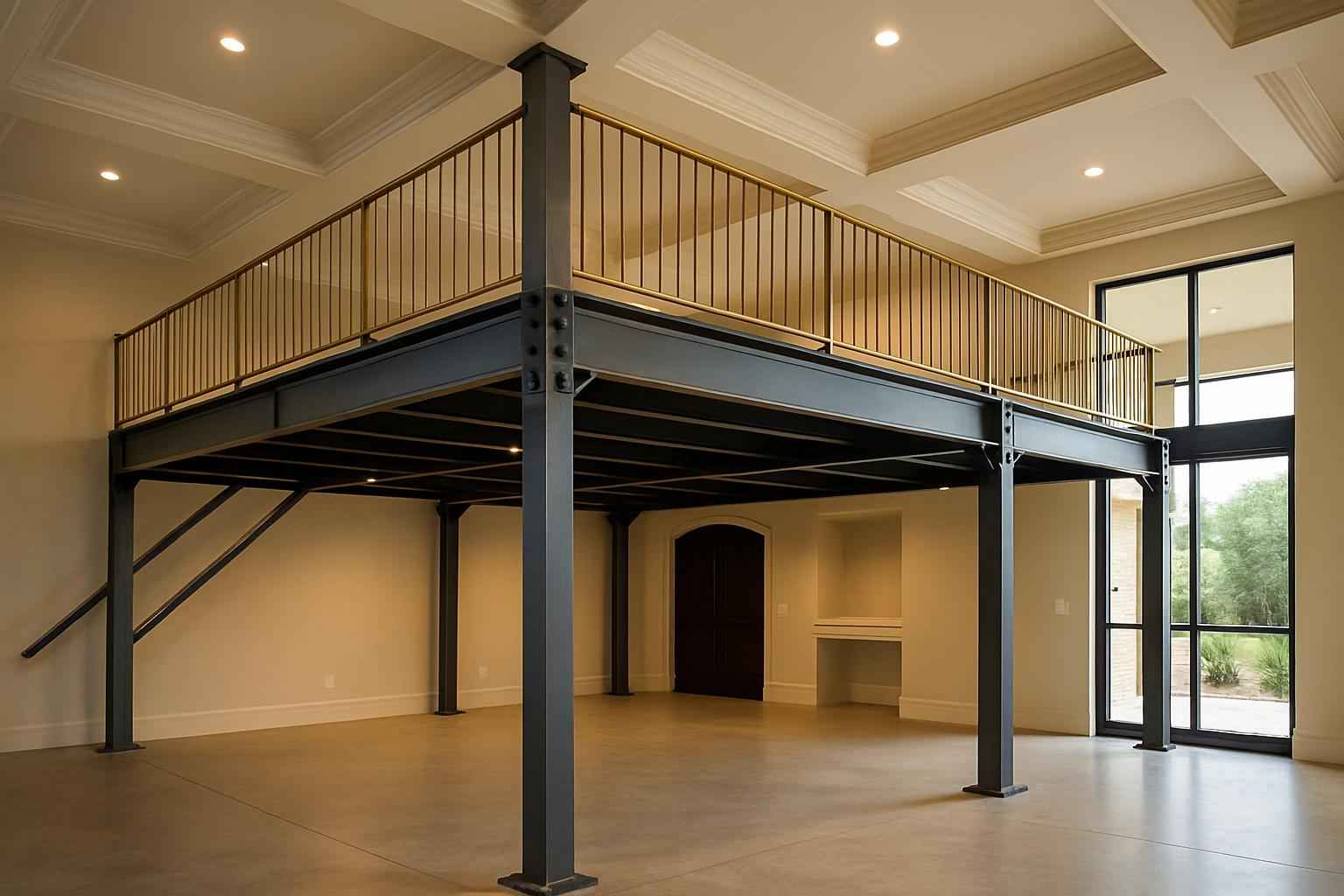 Mezzanine Support Fabrication in Hunt TX