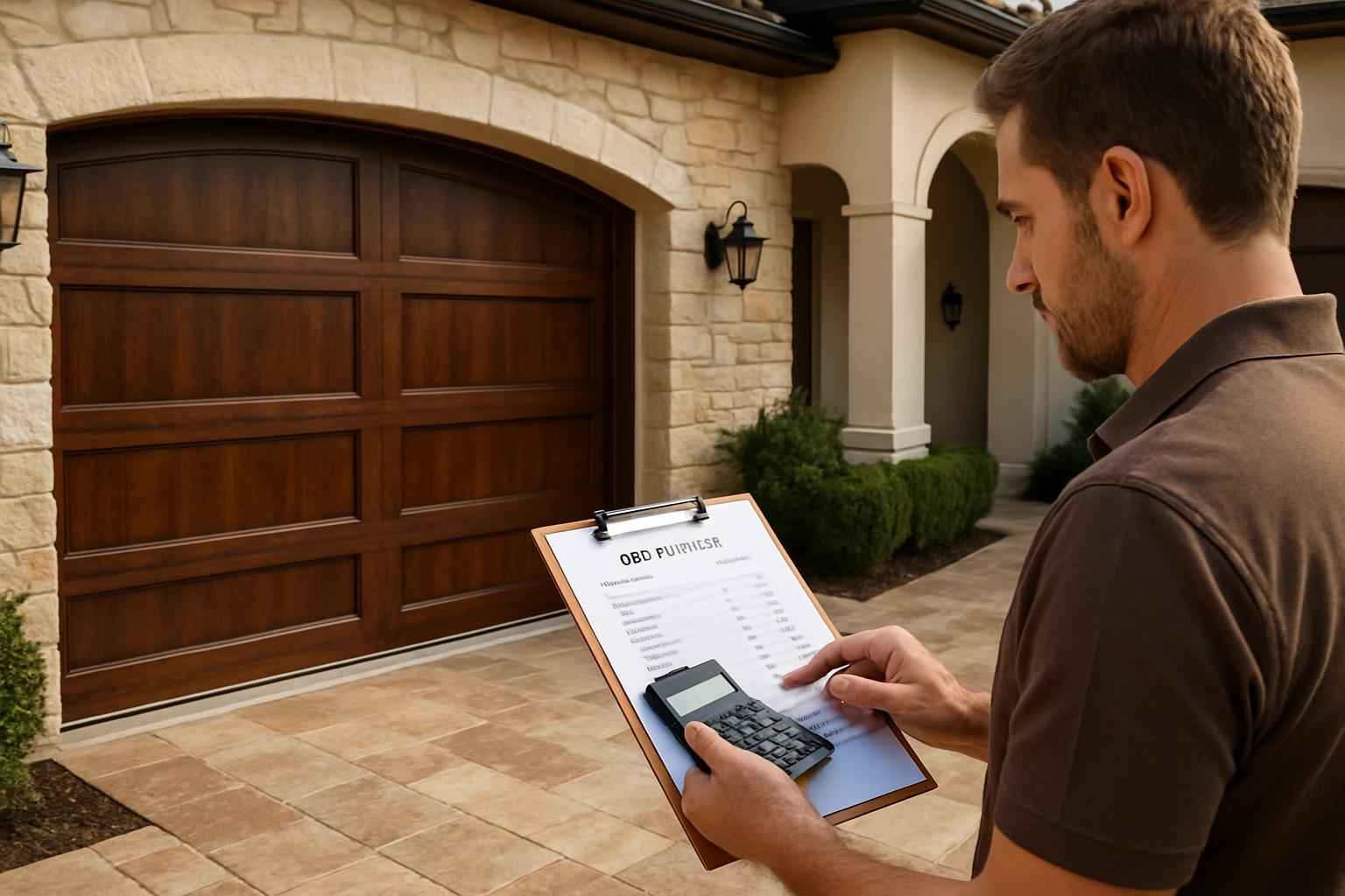 Overhead Door Cost Estimate in Boerne TX