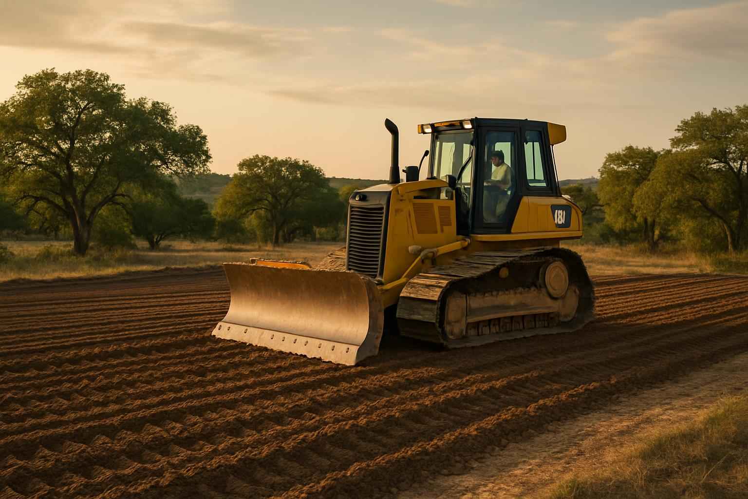 Pad Site Grading Service in Kendalia TX
