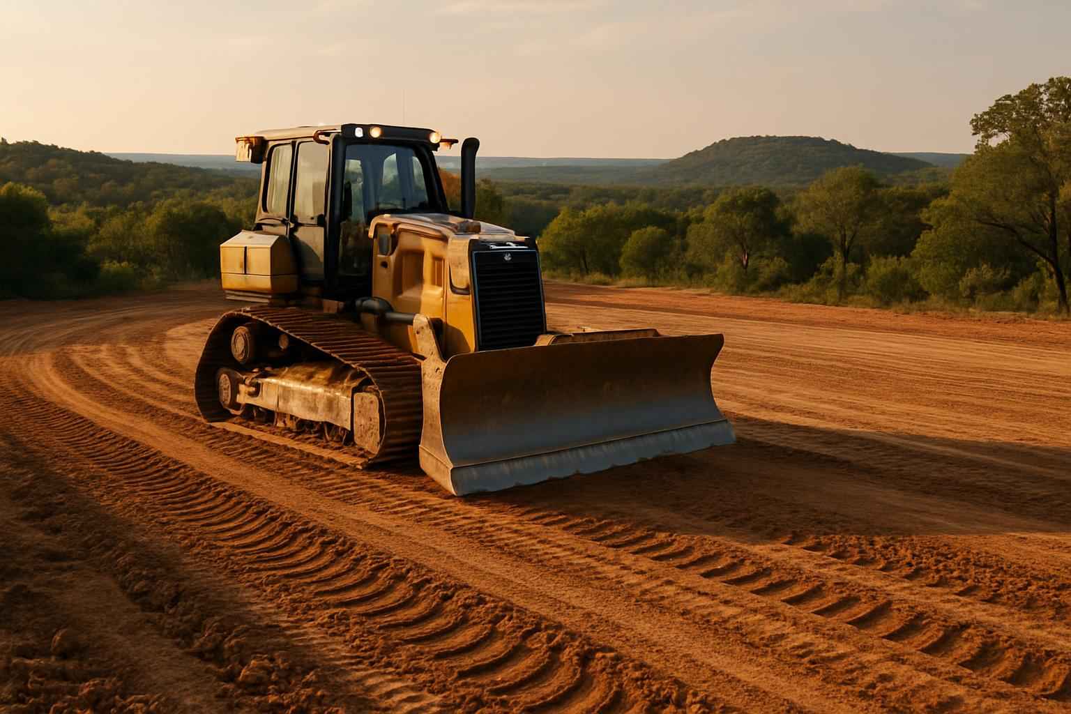 Pad Site Grading Service in Round Mountain TX